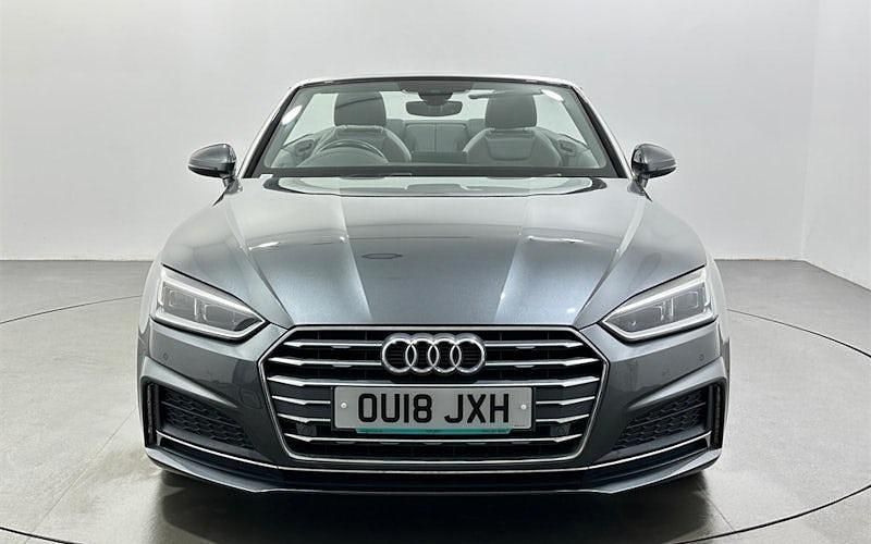 Begagnad Audi A5 Cabriolet S-Line 190 HK (139 kW) 2018 Grå Cab