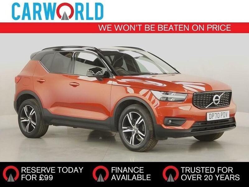 Red Used 2021 Volvo XC40 R-Design SUV | £18,349 (Super price) - Image 1/3