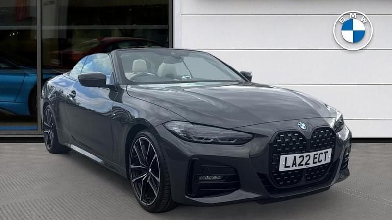 Grey Used 2022 BMW 420 M Sport Cabriolet | £32,800 (A bit pricey) - Image 1/4
