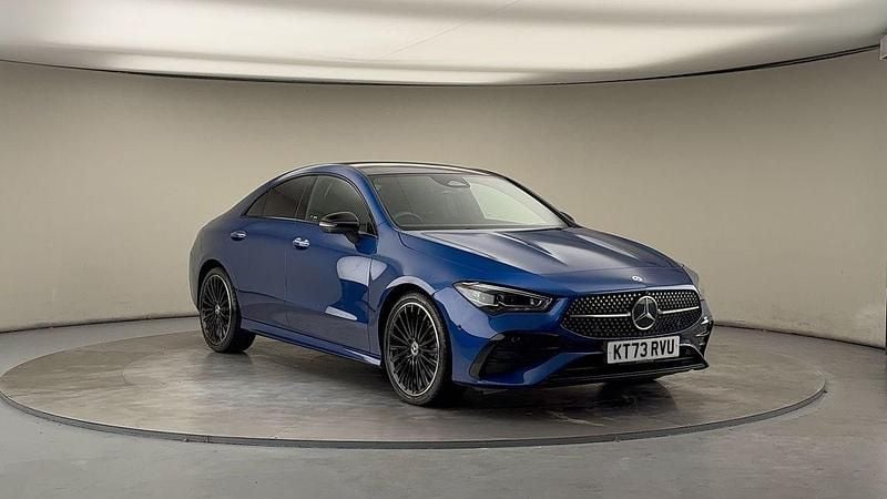 Spectral blue Used 2023 Mercedes CLA220 AMG line Sedan | £30,950 (A bit pricey) - Image 1/4