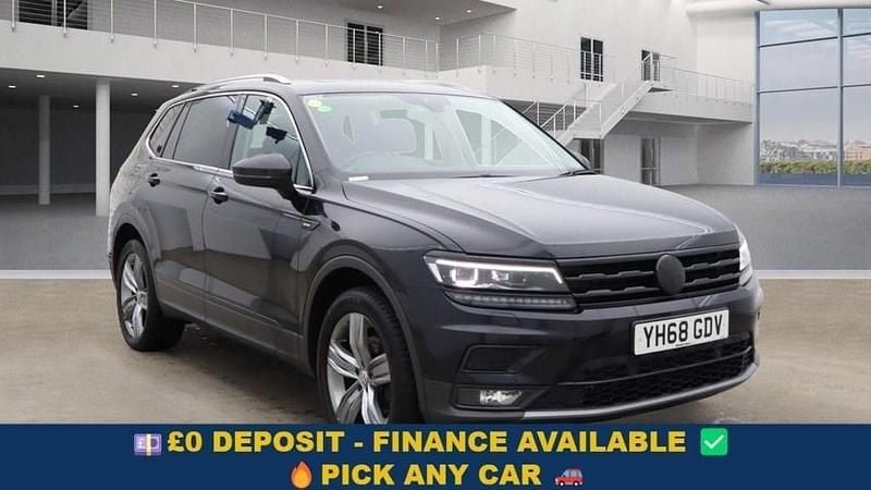 Black Used 2018 VW Tiguan Allspace SEL SUV | £16,549 (Fair price) - Image 1/4