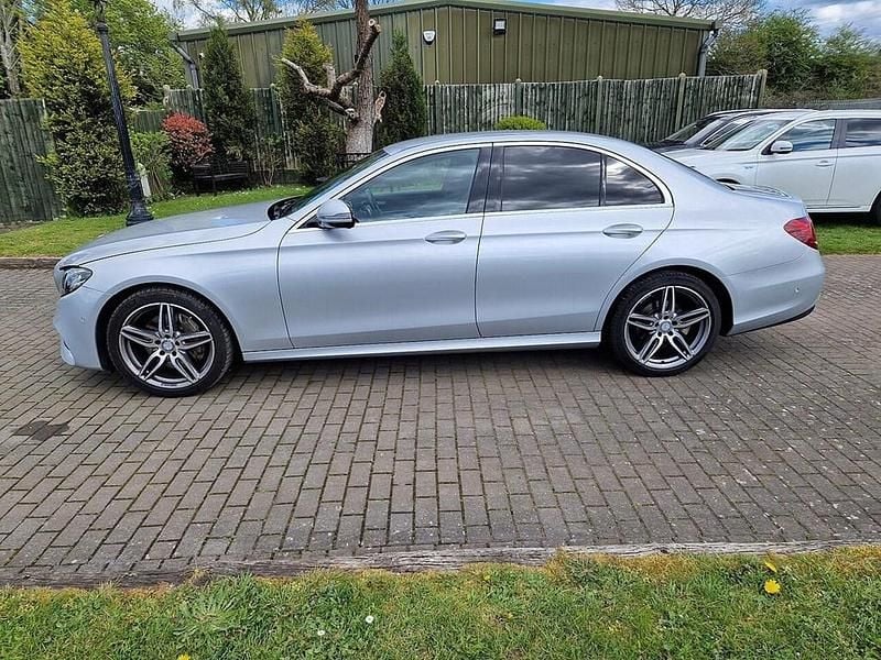 Used Mercedes E220 AMG line 2017 Silver Sedan