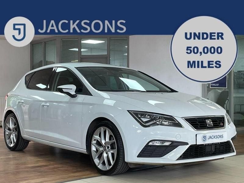 White Used 2018 Seat Leon FR Hatchback | £11,860 (Fair price) - Image 1/3