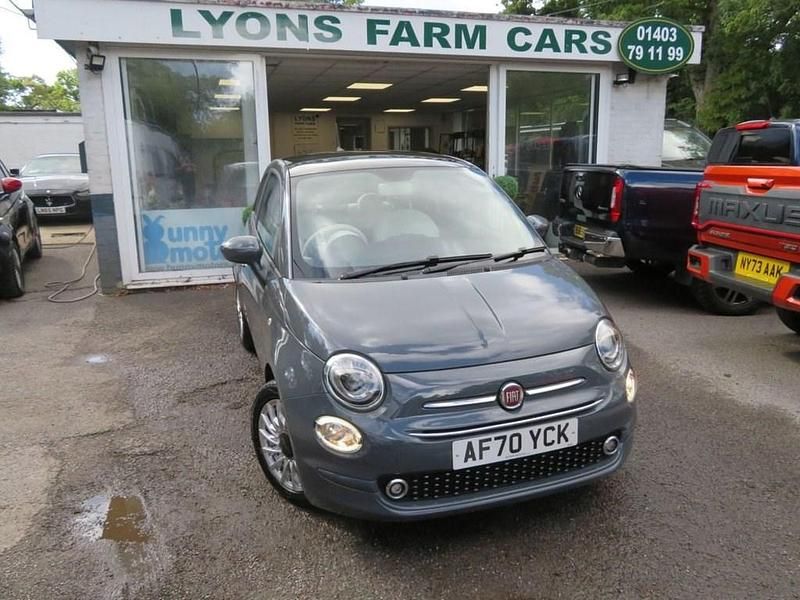 Grey Used 2020 Fiat 500 Lounge Hatchback | £9,995 (Fair price) - Image 1/4