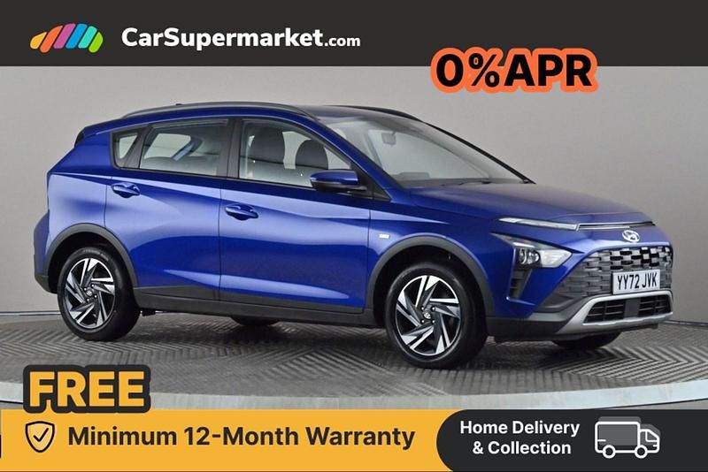 Blue Used 2022 Hyundai Bayon SE SUV | £15,497 - Image 1/4