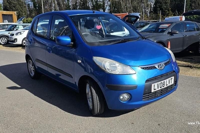 Used Hyundai i10 Comfort 66 HP (48 kW) 2008 Blue Hatchback
