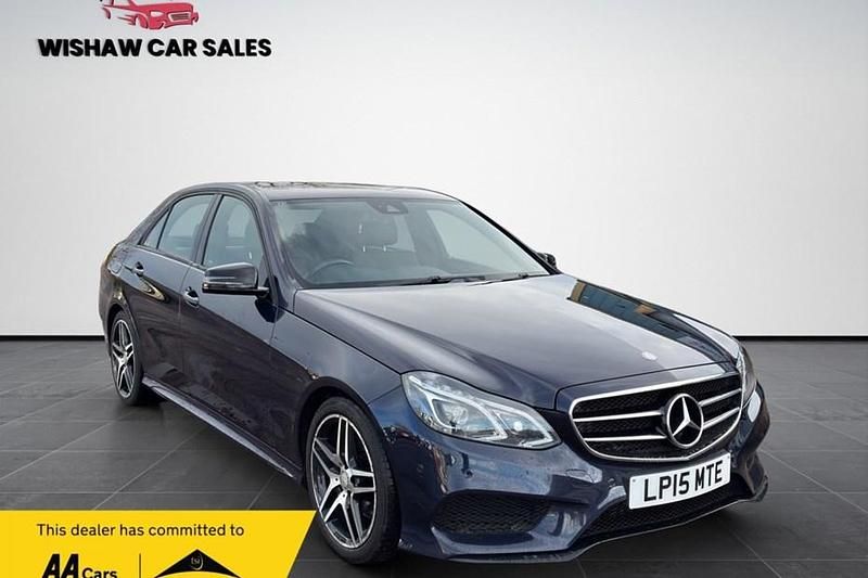 Used Mercedes E220 AMG 2015 Blue Sedan