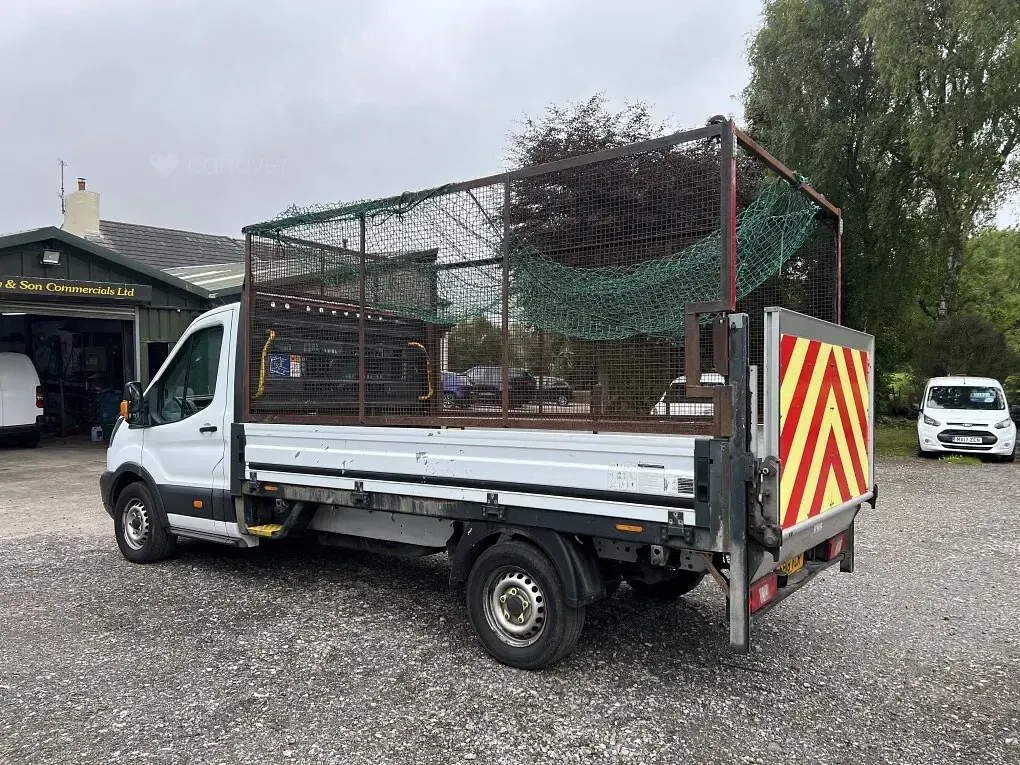 Used Ford Transit 130 HP (95 kW) 2018 White Cabriolet