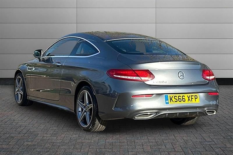 Used Mercedes C250 AMG Line Premium Plus 204 HP (150 kW) 2017 Grey Coupe