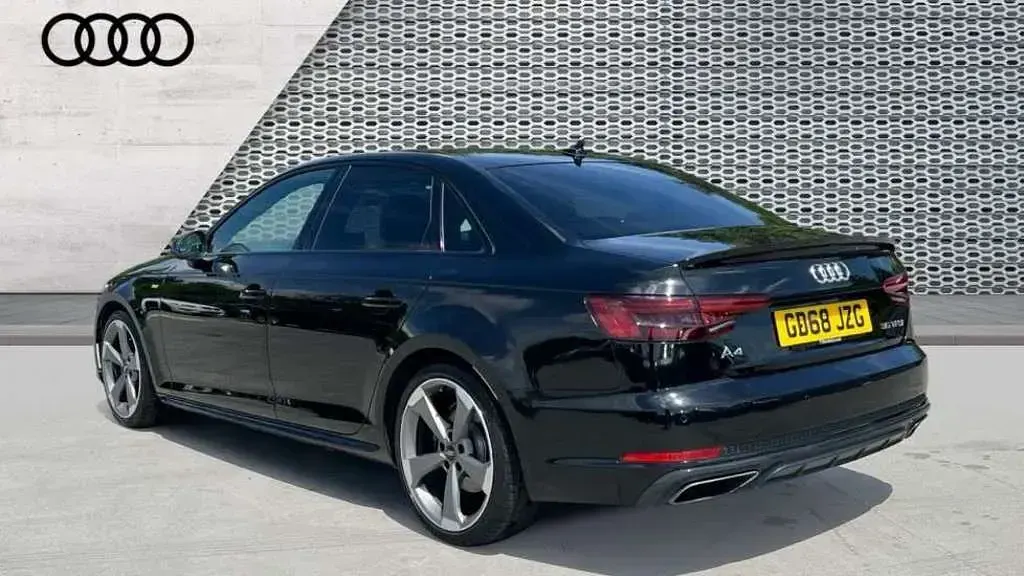 Used Audi A4 Black Edition 150 HP (110 kW) 2019 Black Sedan