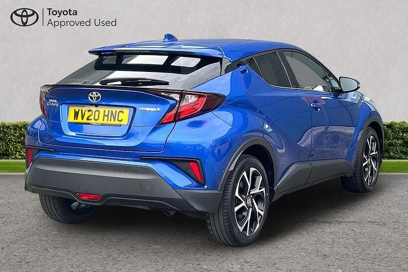 Used Toyota C-HR Design 122 HP (89 kW) 2020 Nebula blue SUV
