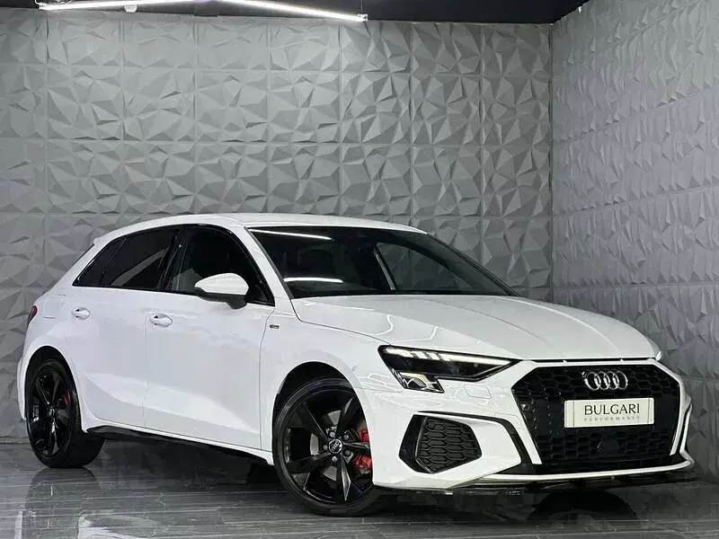 Used Audi A3 S-Line 110 HP (80 kW) 2020 White Sedan