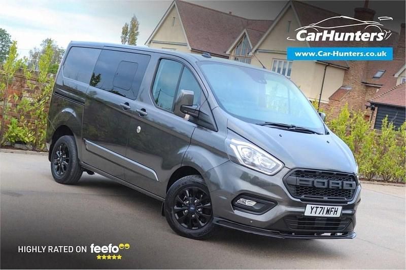 Grey Used 2021 Ford Transit Custom Limited Van | £19,495 (Expensive) - Image 1/4