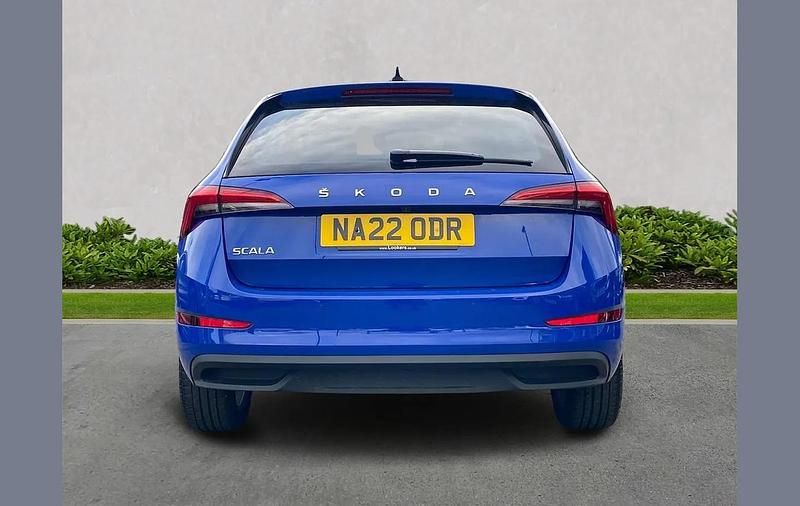 Used Skoda Scala SE L 108 HP (79 kW) 2022 Blue Hatchback