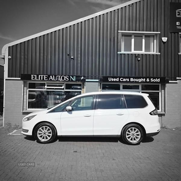 White Used 2018 Ford Galaxy Titanium X MPV | £12,995 (Fair price) - Image 1/4