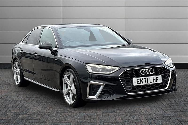 Used Audi A4 S-Line 150 HP (110 kW) 2021 Mythos black Sedan