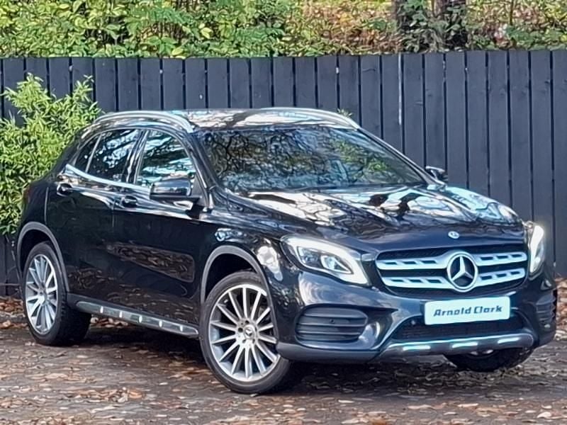 Cosmos black metallic Used 2020 Mercedes GLA180 AMG line SUV | £18,998 (Fair price) - Image 1/4