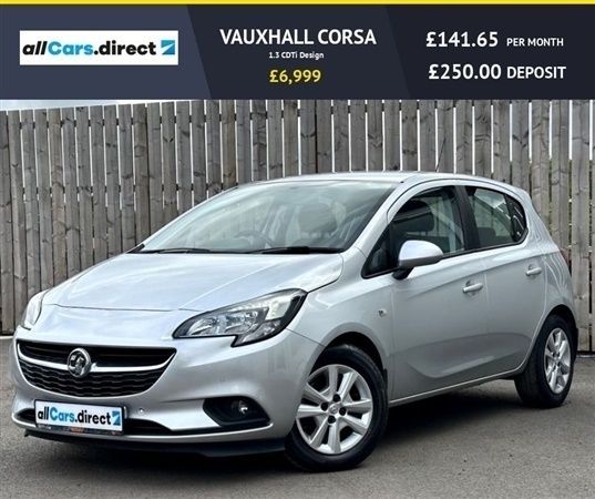 Silver Used 2017 Vauxhall Corsa Design Edition Hatchback | £6,999 (Fair price) - Image 1/1
