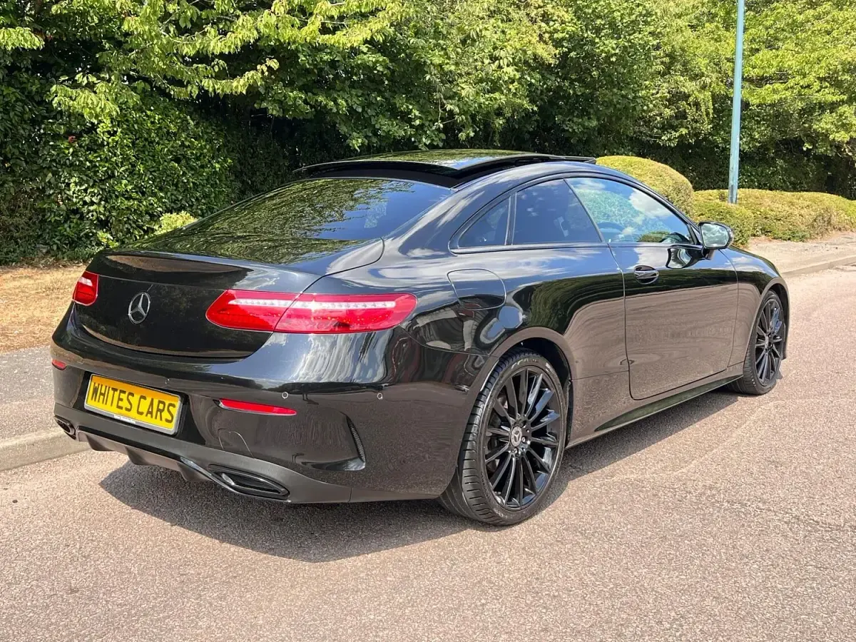 Used Mercedes E220 AMG Line Premium Plus 2018 Black Coupe