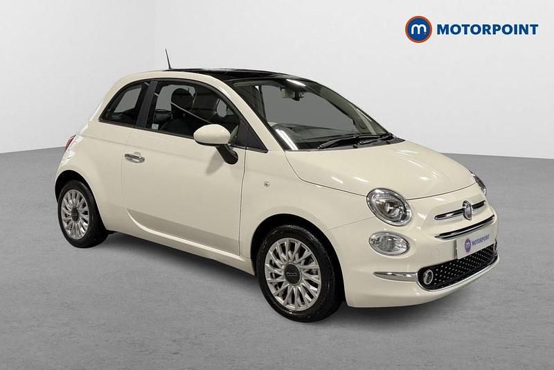 White Used 2023 Fiat 500 Hatchback | £9,599 (Fair price) - Image 1/4