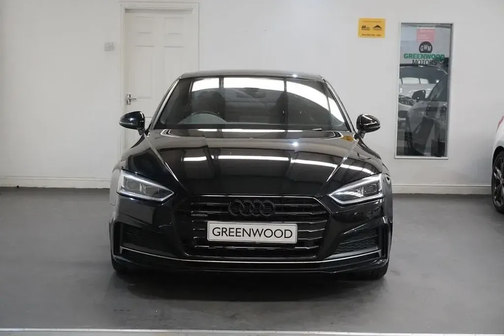 Used Audi A5 S-Line 190 HP (139 kW) 2017 Black Coupe