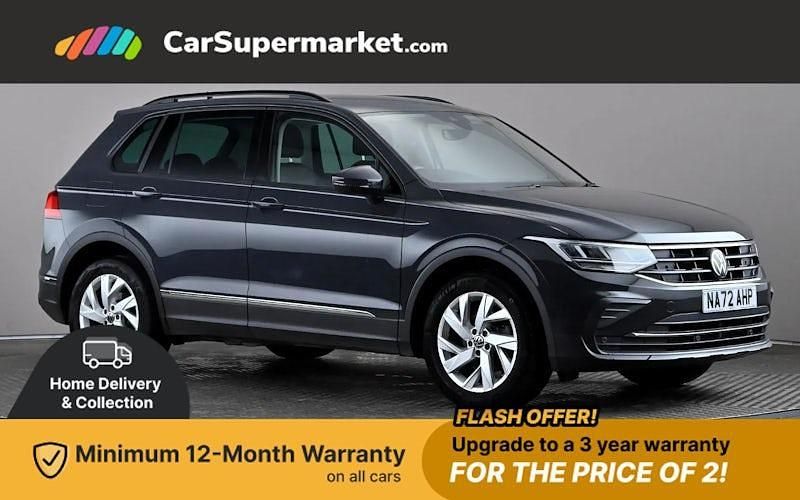 Grey Used 2022 VW Tiguan Life SUV | £18,997 (Fair price) - Image 1/3