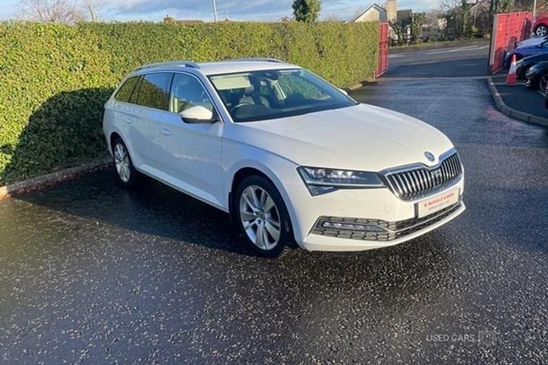 White Used 2023 Skoda Superb SE L Estate | £16,995 (Fair price) - Image 1/1