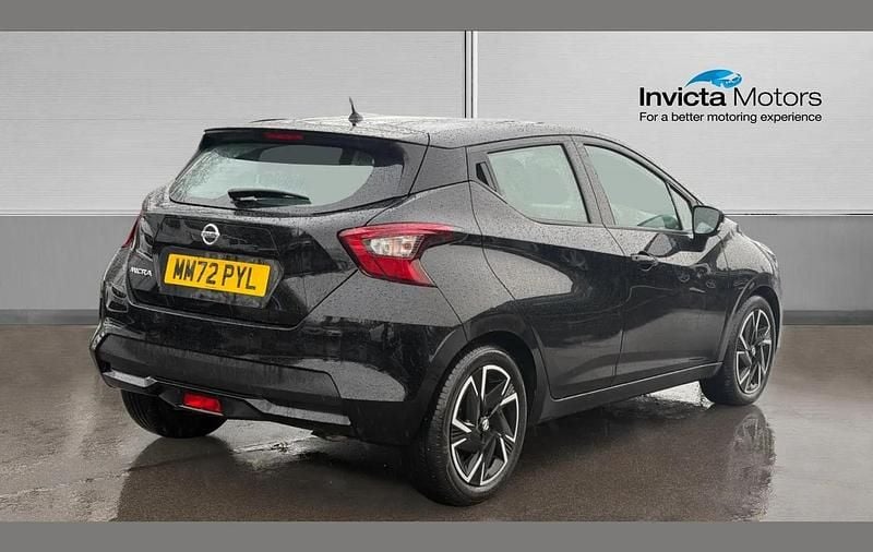 Used Nissan Micra Acenta 92 HP (67 kW) 2022 Black Hatchback