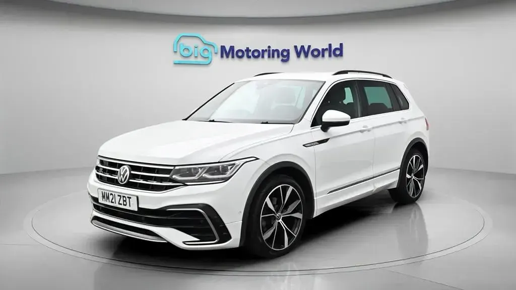 Used VW Tiguan R-line 150 HP (110 kW) 2021 White SUV