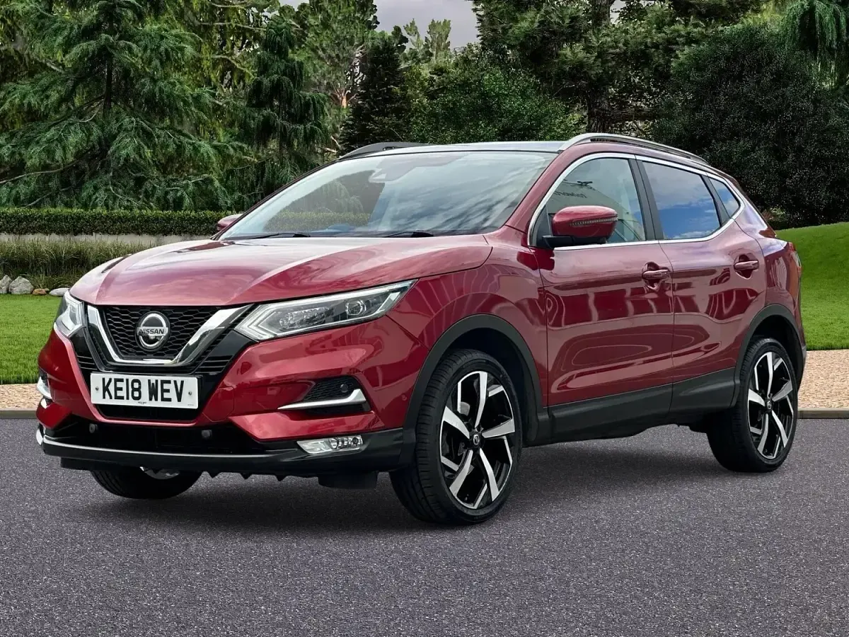 Used Nissan Qashqai Tekna 115 HP (84 kW) 2018 Red SUV