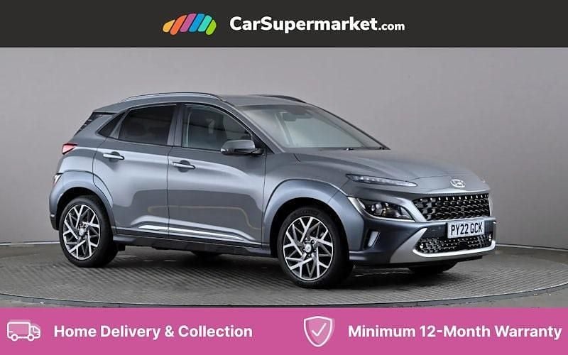 Grey Used 2022 Hyundai Kona Premium SUV | £16,197 (Fair price) - Image 1/4