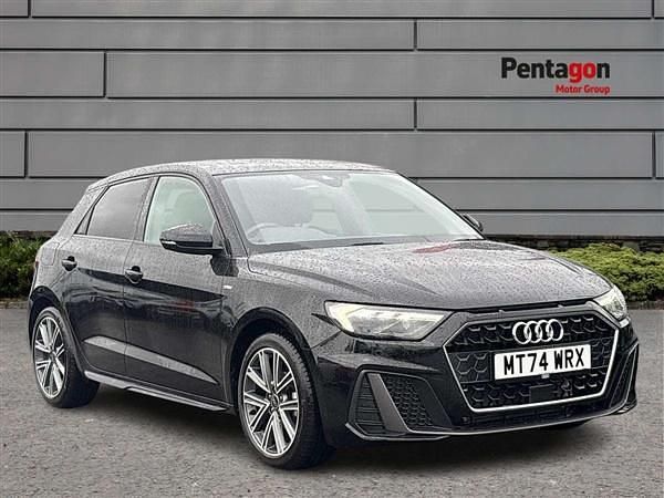 Black Used 2024 Audi A1 S-Line Hatchback | £20,695 (Fair price) - Image 1/4