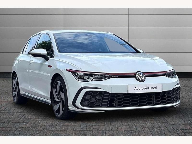 White Used 2023 VW Golf VIII GTI Hatchback | £27,495 (Fair price) - Image 1/4