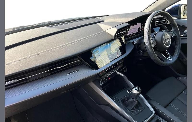 Used Audi A3 S-Line 147 HP (108 kW) 2023 Blue Sedan