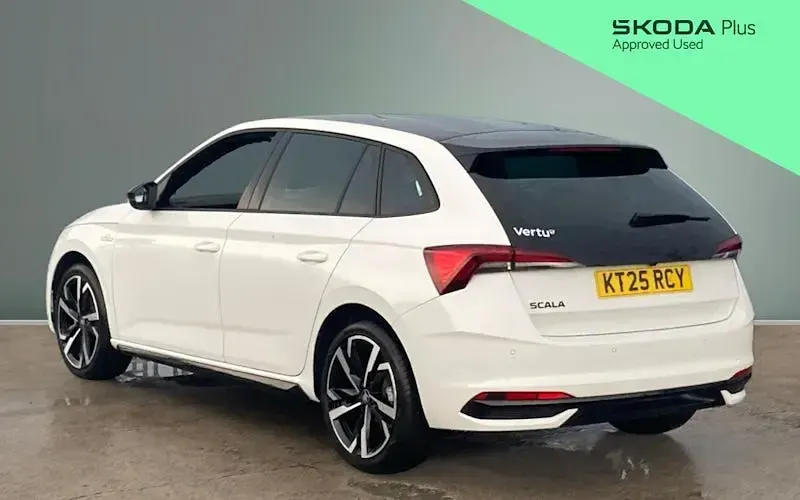 Used Skoda Scala Monte Carlo 116 HP (85 kW) 2025 White Hatchback