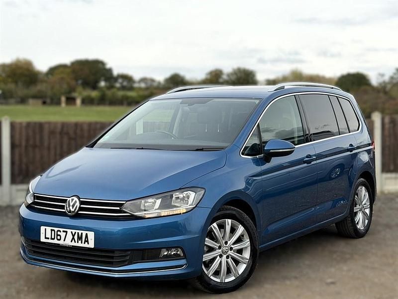 Blue Used 2017 VW Touran SEL MPV | £16,990 - Image 1/3