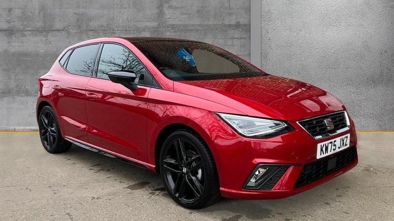 New Seat Ibiza Black Edition 115 HP (84 kW) 2025 Red Hatchback