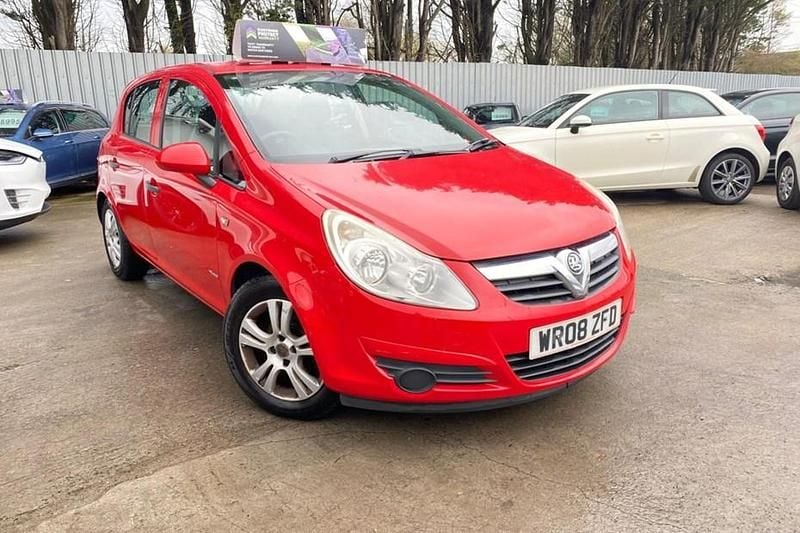 Red Used 2008 Vauxhall Corsa Hatchback | £2,395 (Fair price) - Image 1/1