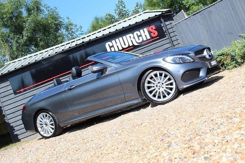 Grey Used 2017 Mercedes C250 AMG Line Premium Plus Cabriolet | £16,490 (Fair price) - Image 1/1