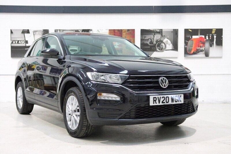 Black Used 2020 VW T-Roc S SUV | £13,372 (Good price) - Image 1/4