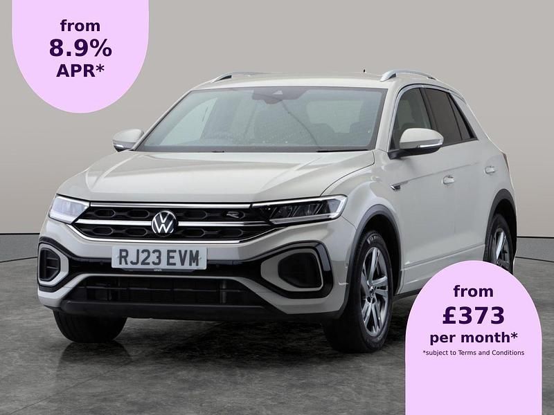 Grey Used 2023 VW T-Roc R-line SUV | £25,769 (Fair price) - Image 1/2