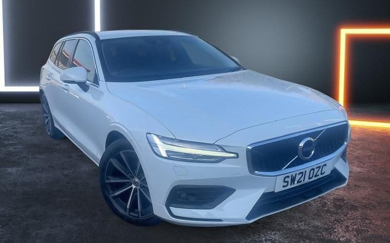 White Used 2021 Volvo V60 Momentum Estate | £19,990 (Good price) - Image 1/4