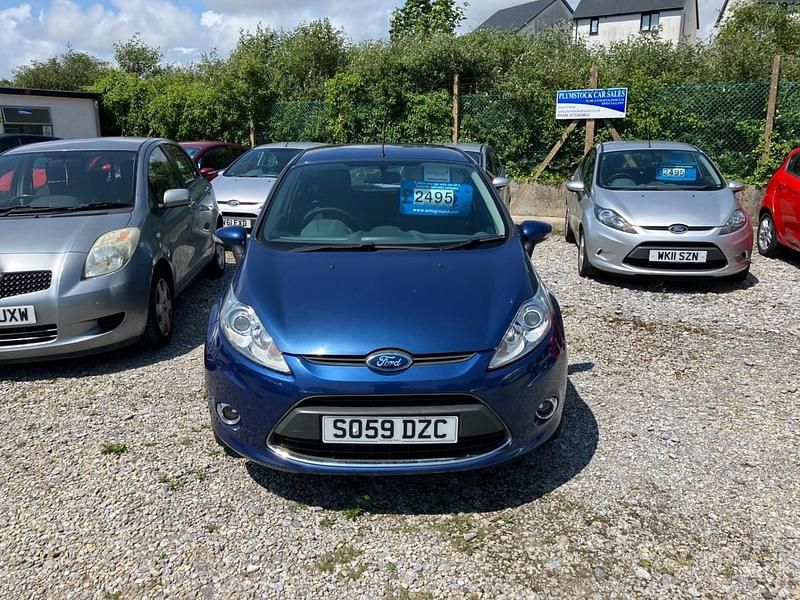 Used Ford Fiesta Zetec 82 HP (60 kW) 2010 Blue Hatchback