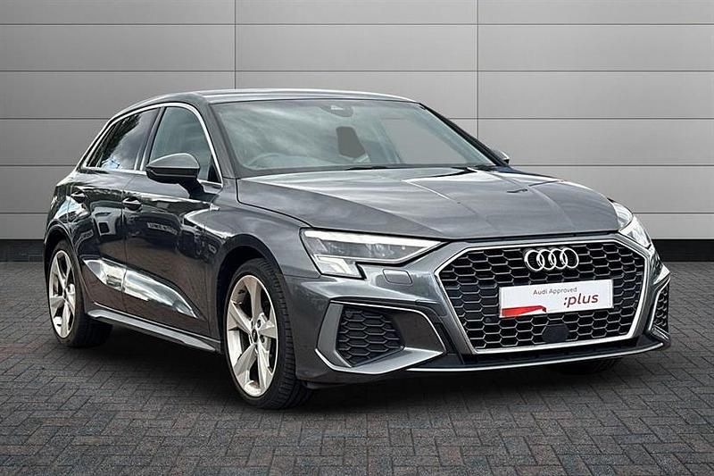 Daytona grey Used 2022 Audi A3 S-Line Hatchback | £21,550 (Fair price) - Image 1/4