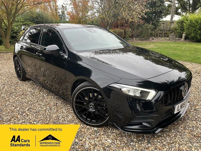 Black Used 2019 Mercedes A200 AMG line Hatchback | £16,995 (Fair price) - Image 1/4