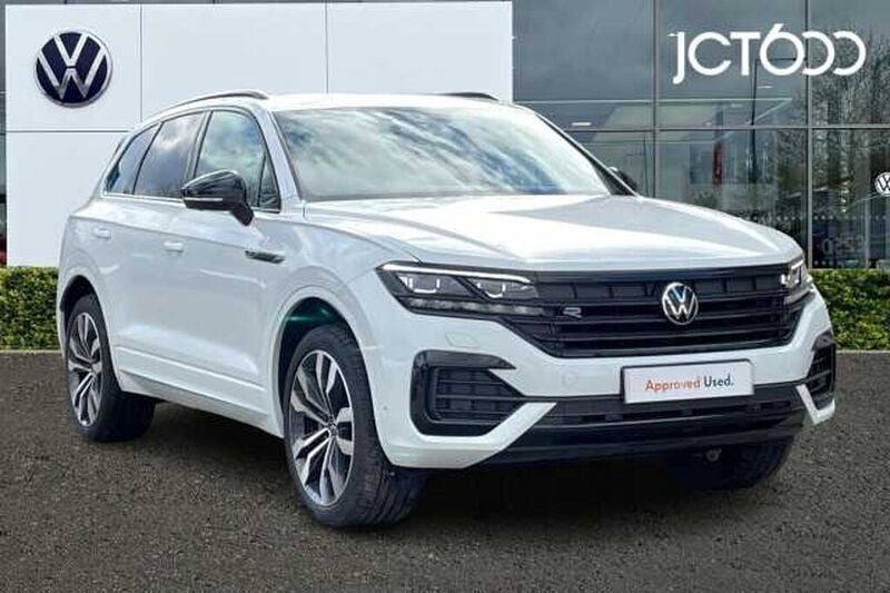 White Used 2023 VW Touareg Black Edition SUV | £47,735 (Good price) - Image 1/4