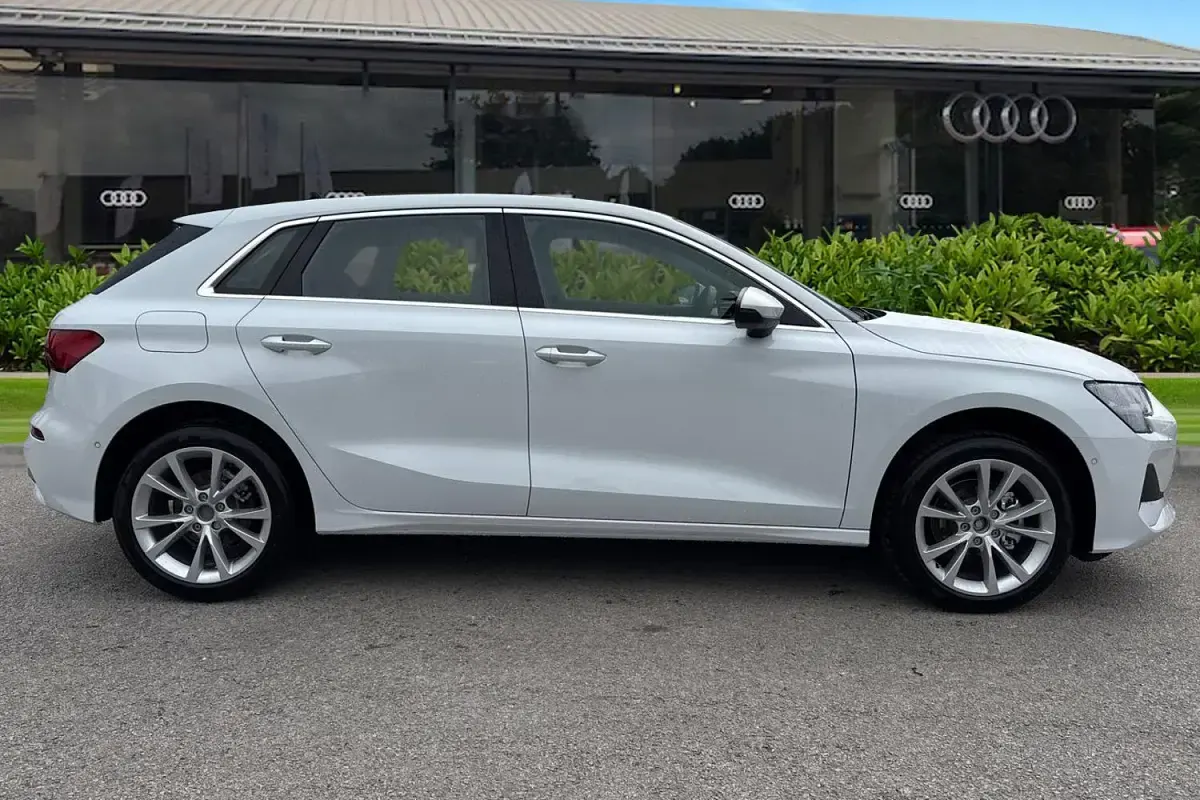 New Audi A3 Sportback Sport 2026 White Hatchback