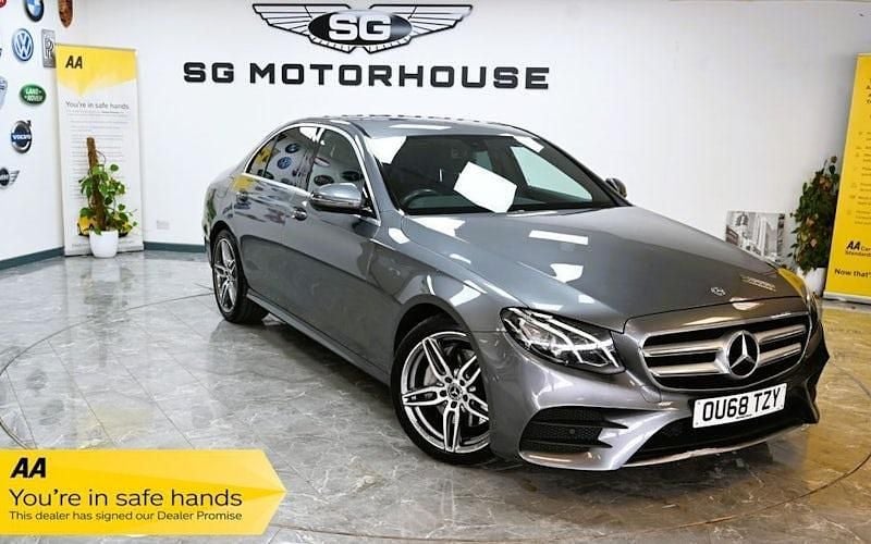 Grey Used 2018 Mercedes E220 AMG line Sedan | £17,495 (Fair price) - Image 1/4