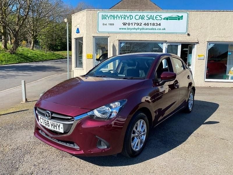 Used Mazda 2 2019 Deep crimson red metallic Hatchback