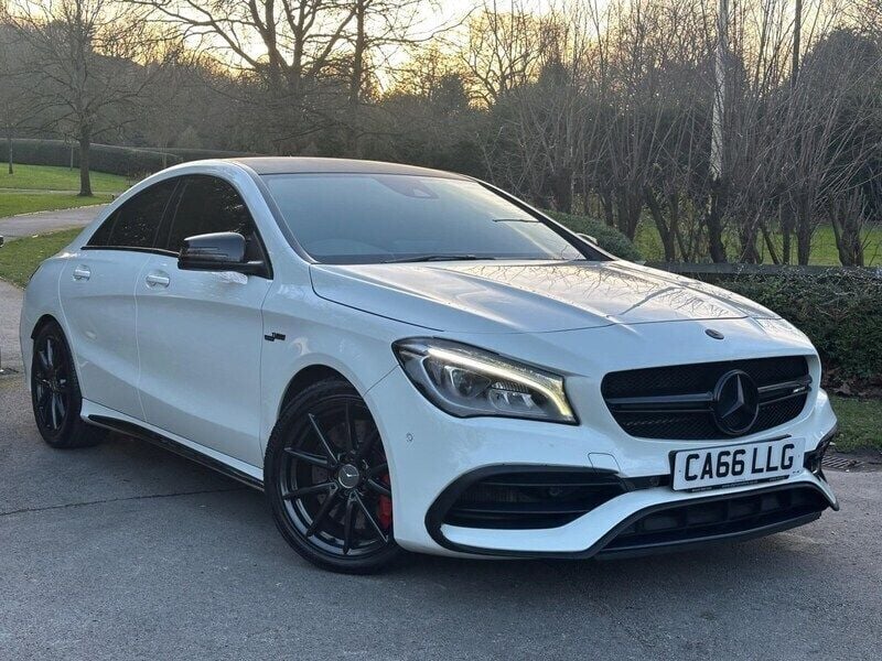 White Used 2017 Mercedes CLA45 AMG AMG Sedan | £19,995 (Good price) - Image 1/4